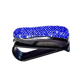 Maxbell Sun Visor Eyeglasses Clip Space Saving Interior Accessories Organizer Rack Blue