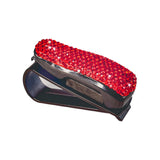 Maxbell Sun Visor Eyeglasses Clip Space Saving Interior Accessories Organizer Rack Red