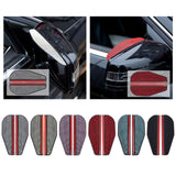 Maxbell 2 Pieces Rear View Wing Mirror Rain Shield Rain Cover Protector Accessories White Style A