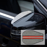 Maxbell 2 Pieces Rear View Wing Mirror Rain Shield Rain Cover Protector Accessories White Style B