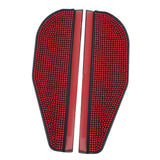Maxbell 2 Pieces Rear View Wing Mirror Rain Shield Rain Cover Protector Accessories Red