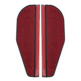 Maxbell 2 Pieces Rear View Wing Mirror Rain Shield Rain Cover Protector Accessories Red