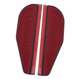 Maxbell 2 Pieces Rear View Wing Mirror Rain Shield Rain Cover Protector Accessories Red