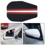 Maxbell 2 Pieces Rear View Wing Mirror Rain Shield Rain Cover Protector Accessories Black