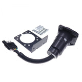 Maxbell Trailer Light Adapter Plug 4 ways Flat to 7 pin round for Accessory