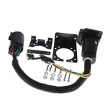 Maxbell Trailer Wiring Adapter US Standard 7 Way Plug and 4 Way Outlet Accessory