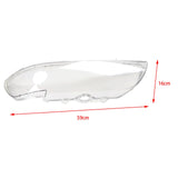 Maxbell Clear Headlight Lens Cover Shell Durable for BMW E39 Facelift 1996-2003 Left