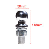 Maxbell Trailer Connector Ball Head 2 inch Parts Portable for Vehicle 50mm