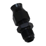 Maxbell 6 AN Female to 5/16" Male Thread Fuel Hardline Tube Fitting Black Anti-Leak