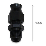Maxbell 6 AN Female to 5/16" Male Thread Fuel Hardline Tube Fitting Black Anti-Leak