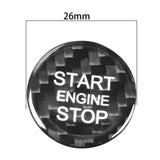 Maxbell Auto Car Engine Start Stop Button Switch Cover Trims Stickers for Audi