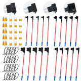 Maxbell 20Pcs Car Add A Circuit Fuse Tap Adapter Set for Cars Trucks Boats