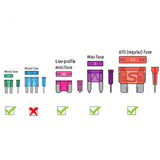 Maxbell 20Pcs Car Add A Circuit Fuse Tap Adapter Set for Cars Trucks Boats