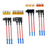 Maxbell 12x Car Add A Circuit Fuse Tap Adapter Set Easy to Install for GPS
