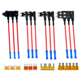 Maxbell 12x Car Add A Circuit Fuse Tap Adapter Set Easy to Install for GPS