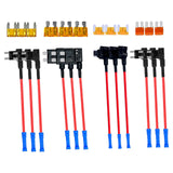 Maxbell 12x Car Add A Circuit Fuse Tap Adapter Set Easy to Install for GPS
