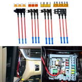 Maxbell 12x Car Add A Circuit Fuse Tap Adapter Set Easy to Install for GPS