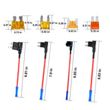Maxbell 12x Car Add A Circuit Fuse Tap Adapter Set Easy to Install for GPS