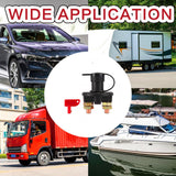 Maxbell Battery Disconnect Switch Master 12V 24V Universal for Vehicles Boat
