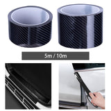 Maxbell Carbon Fiber Color Door Sill Protector Vehicle Stylish for Dashboard 3cmx500cm
