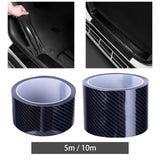 Maxbell Carbon Fiber Color Door Sill Protector Vehicle Stylish for Dashboard 3cmx500cm