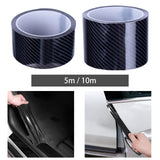Maxbell Carbon Fiber Color Door Sill Protector Vehicle Stylish for Dashboard 3cmx500cm
