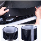 Maxbell Carbon Fiber Color Door Sill Protector Vehicle Stylish for Dashboard 3cmx500cm