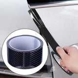 Maxbell Carbon Fiber Color Door Sill Protector Vehicle Stylish for Dashboard 3cmx500cm