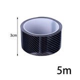 Maxbell Carbon Fiber Color Door Sill Protector Vehicle Stylish for Dashboard 3cmx500cm