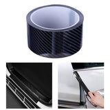 Maxbell Carbon Fiber Color Door Sill Protector Vehicle Stylish for Dashboard 3cmx1000cm