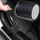 Maxbell Car Door Edge Guard Door Sill Protector Carbon Fiber Pattern Anti Scratch 7cmx10m