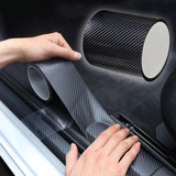 Maxbell Car Door Edge Guard Door Sill Protector Carbon Fiber Pattern Anti Scratch 10cmx5m