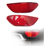 Maxbell Red Rear Bumper Reflector for Porsche Cayenne Car Accessory Durable left 95863110500