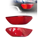 Maxbell Red Rear Bumper Reflector for Porsche Cayenne Car Accessory Durable left 95863110500
