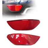 Maxbell Red Rear Bumper Reflector for Porsche Cayenne Car Accessory Durable left 95863110500