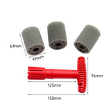 Maxbell Lug Nut Brush Wheel Cleaning Tool Rim Cleaner Brush for Bike Motorcycle