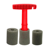 Maxbell Lug Nut Brush Wheel Cleaning Tool Rim Cleaner Brush for Bike Motorcycle