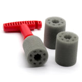 Maxbell Lug Nut Brush Wheel Cleaning Tool Rim Cleaner Brush for Bike Motorcycle