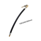 Maxbell Tire Inflator Hose Adapter with Air Hose Tyre Pump for Bike Motorcycle 100mm