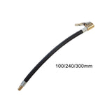 Maxbell Tire Inflator Hose Adapter with Air Hose Tyre Pump for Bike Motorcycle 100mm