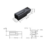 Maxbell Powerpole Connectors 180A 600V for Electric Forklifts Carts Tourist 1 Pair