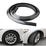 Maxbell Universal Car Wheel Fender Flare 59inch Protective Decorative Flexible Carbon Fiber Pattern