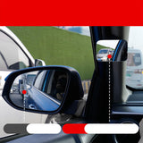 Maxbell Car Auxiliary Side Rearview Mirror Adjustable Professional Measure 3x2inch