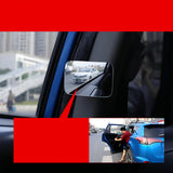 Maxbell Car Auxiliary Side Rearview Mirror Adjustable Professional Measure 3x2inch