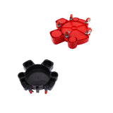 Maxbell Bucket Dolly with 5 Rolling Swivel Casters Car Wash Detailing Caddy Durable Red