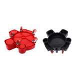 Maxbell Bucket Dolly with 5 Rolling Swivel Casters Car Wash Detailing Caddy Durable Red