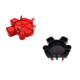 Maxbell Bucket Dolly with 5 Rolling Swivel Casters Car Wash Detailing Caddy Durable Red