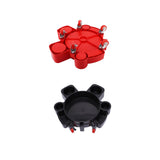 Maxbell Bucket Dolly with 5 Rolling Swivel Casters Car Wash Detailing Caddy Durable Red