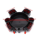 Maxbell Bucket Dolly with 5 Rolling Swivel Casters Car Wash Detailing Caddy Durable Black