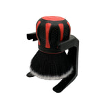 Maxbell Automobile Car Detailing Brush Soft Bristles Knob Like Handle Multi Function Red